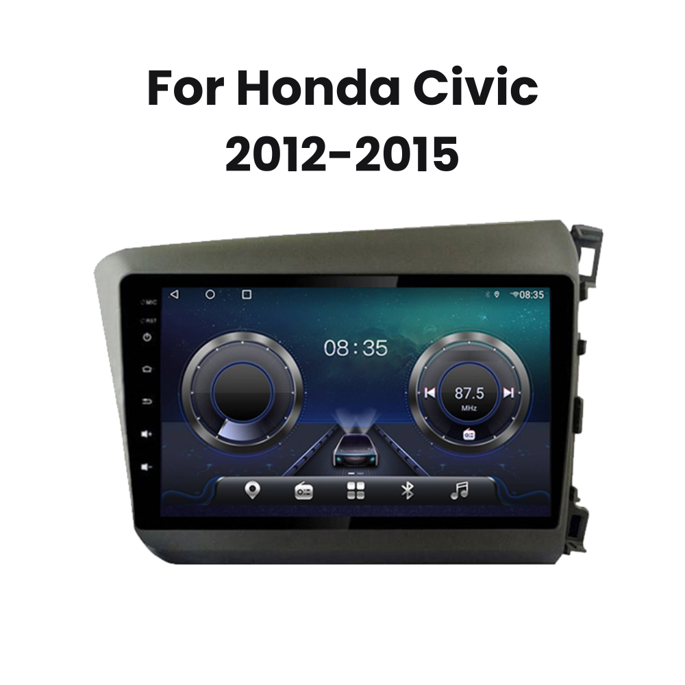 Honda Civic Android 13 Car Stereo Head Unit with CarPlay & Android Auto