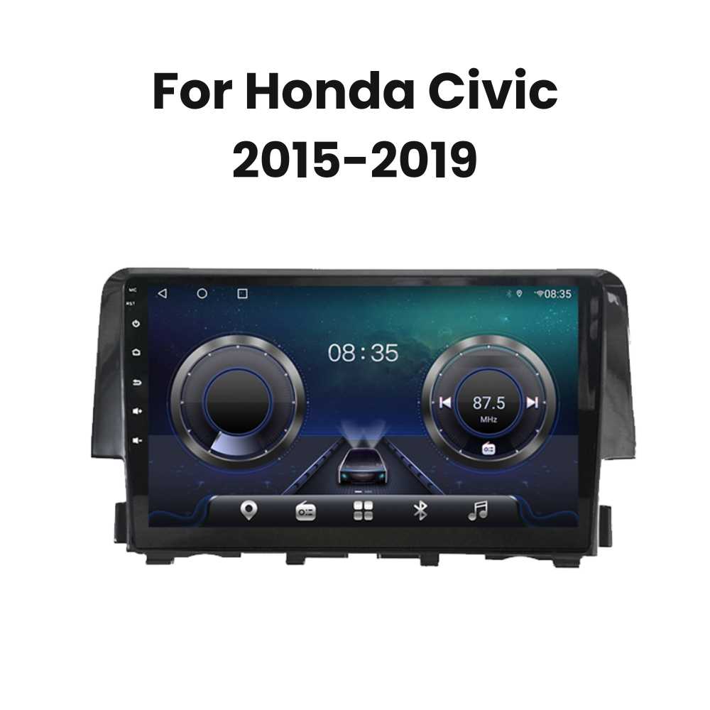 Honda Civic Android 13 Car Stereo Head Unit with CarPlay & Android Auto
