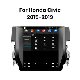 9.7 Inch Tesla Style Honda Civic Android 12 Car Stereo Head Unit with CarPlay & Android Auto