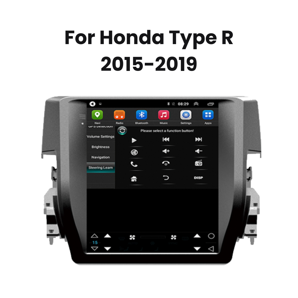 9.7 Inch Tesla Style Honda Type R Android 12 Car Stereo Head Unit with CarPlay & Android Auto