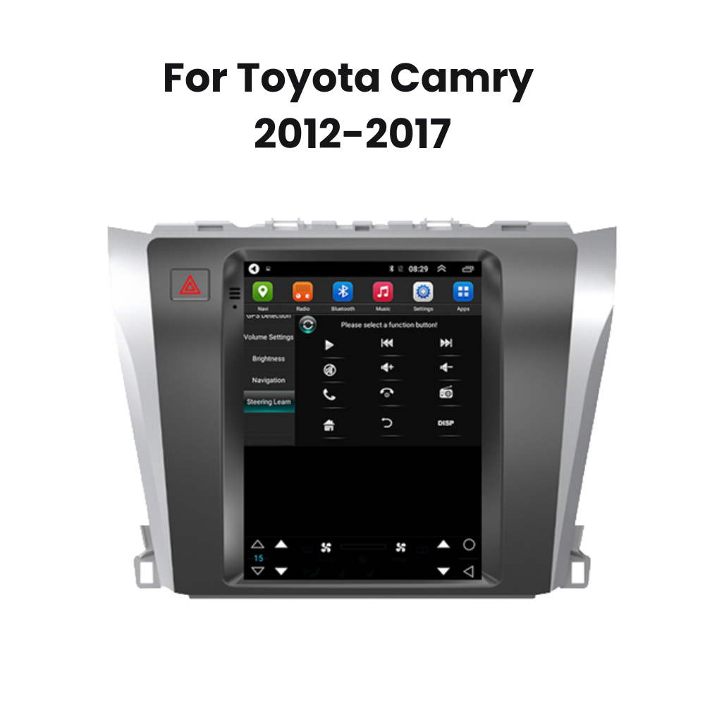 9.7 Inch Tesla Style Toyota Camry Android 12 Car Stereo Head Unit with CarPlay & Android Auto