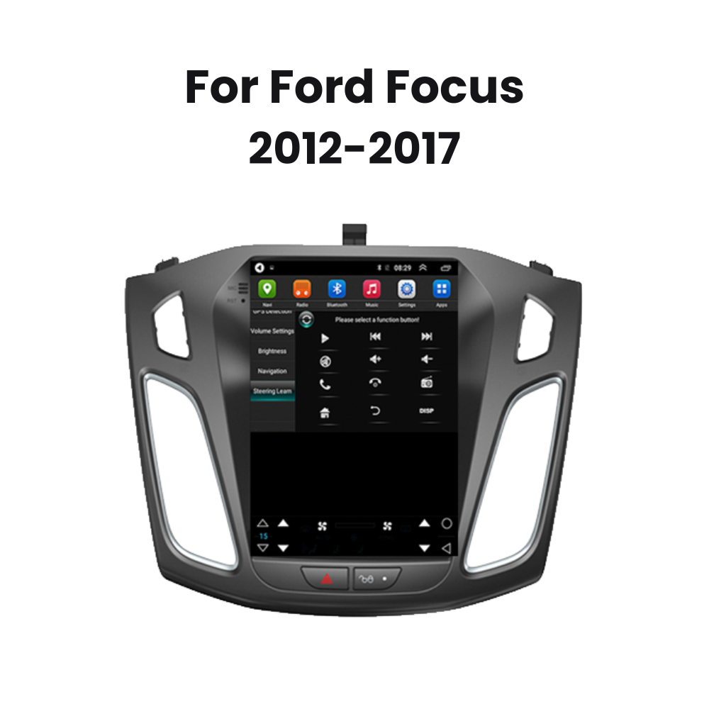 9.7 Inch Tesla Style Ford Focus Android 12 Car Stereo Head Unit with CarPlay & Android Auto