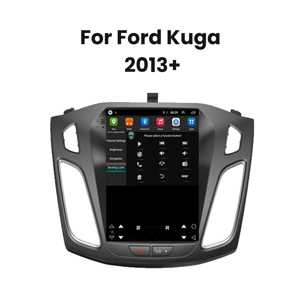9.7 Inch Tesla Style Ford Kuga Android 12 Car Stereo Head Unit with CarPlay & Android Auto
