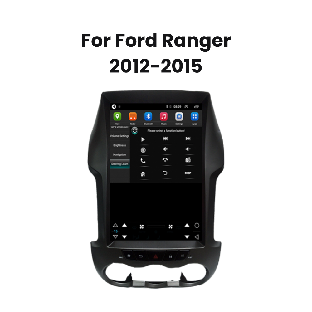 12.1 inch Ford Ranger Tesla Style Android 12 Car Stereo Head Unit with CarPlay & Android Auto