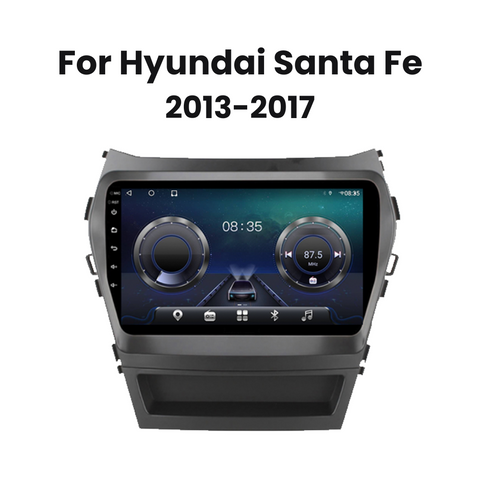 Image of Hyundai Santa Fe Android 13 Car Stereo Head Unit with CarPlay & Android Auto