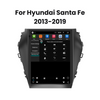 9.7 Inch Tesla Style Hyundai Santa Fe Android 12 Car Stereo Head Unit with CarPlay & Android Auto