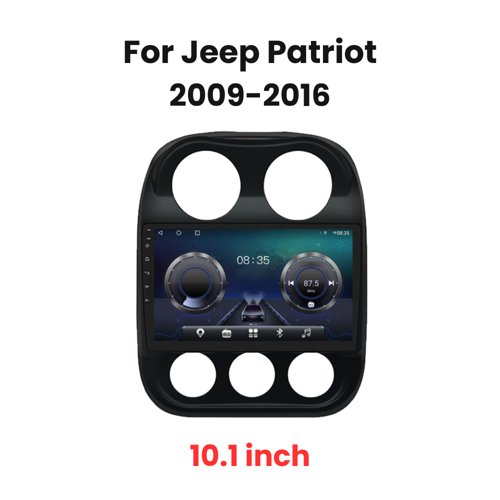 Jeep Patriot Android 13 Car Stereo Head Unit with CarPlay & Android Auto