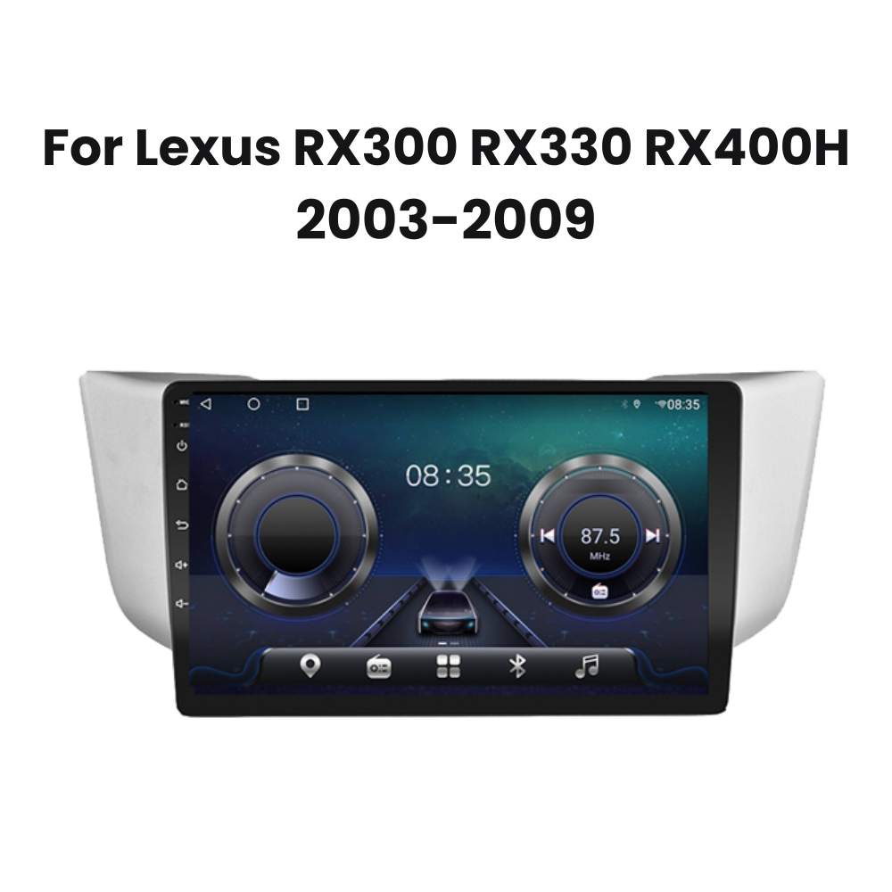 Lexus RX300 RX330 RX400H Android 13 Car Stereo Head Unit with CarPlay & Android Auto