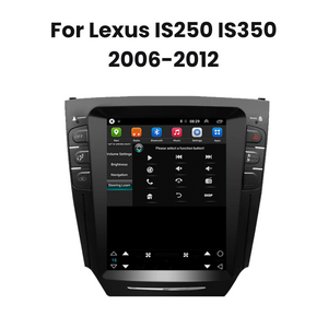 10.4 Inch Tesla Style Lexus IS250 IS350 (For Luxury Model) Android 12 Car Stereo Head Unit with CarPlay & Android Auto