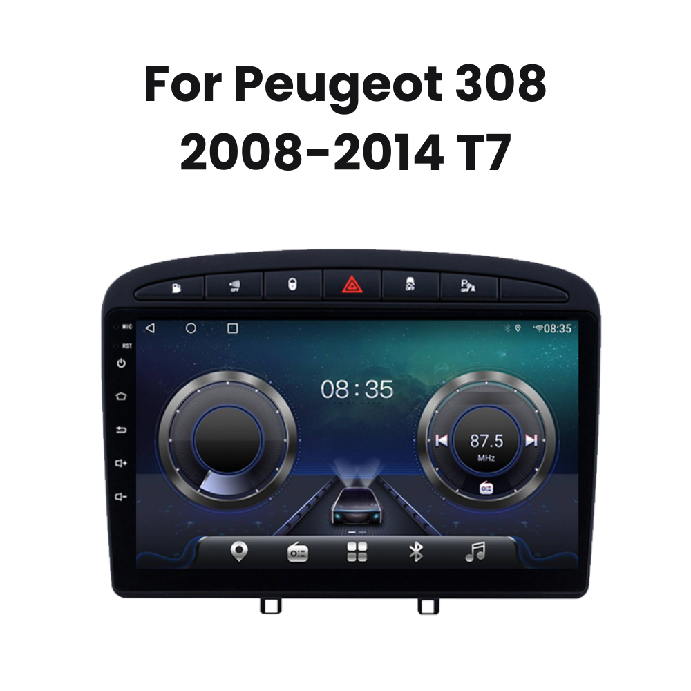 Peugeot 308 Android 13 Car Stereo Head Unit with CarPlay & Android Auto