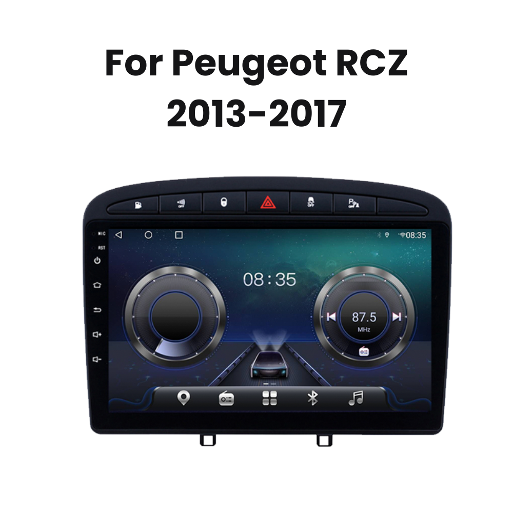 Peugeot RCZ Android 13 Car Stereo Head Unit with CarPlay & Android Auto