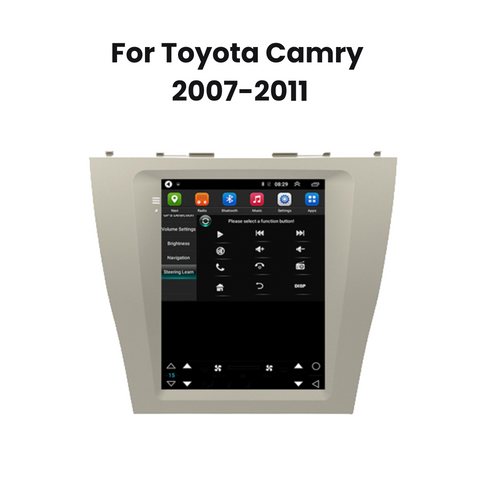 Image of 9.7 Inch Tesla Style Toyota Camry Android 12 Car Stereo Head Unit with CarPlay & Android Auto