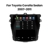 9.7 Inch Tesla Style Toyota Corolla Sedan Android 12 Car Stereo Head Unit with CarPlay & Android Auto