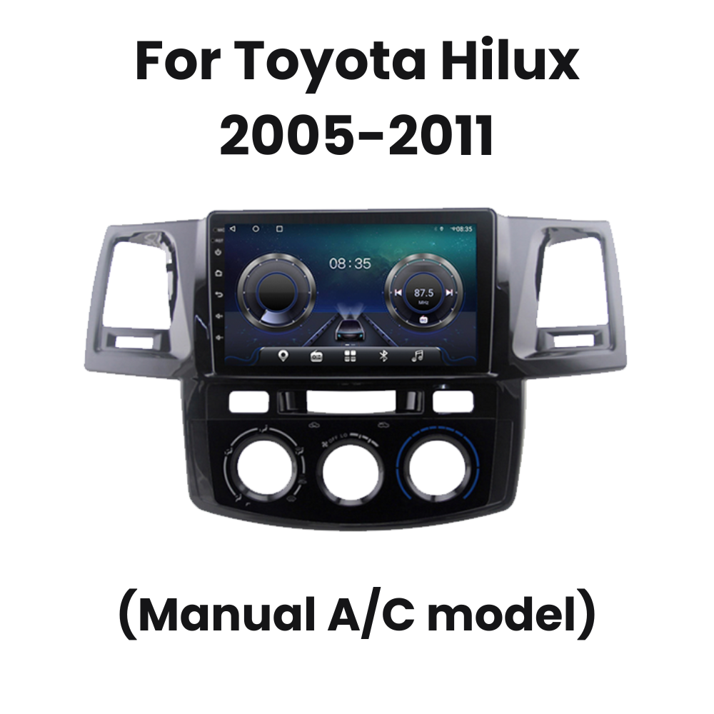 Toyota Hilux Android 13 Car Stereo Head Unit with CarPlay & Android Auto
