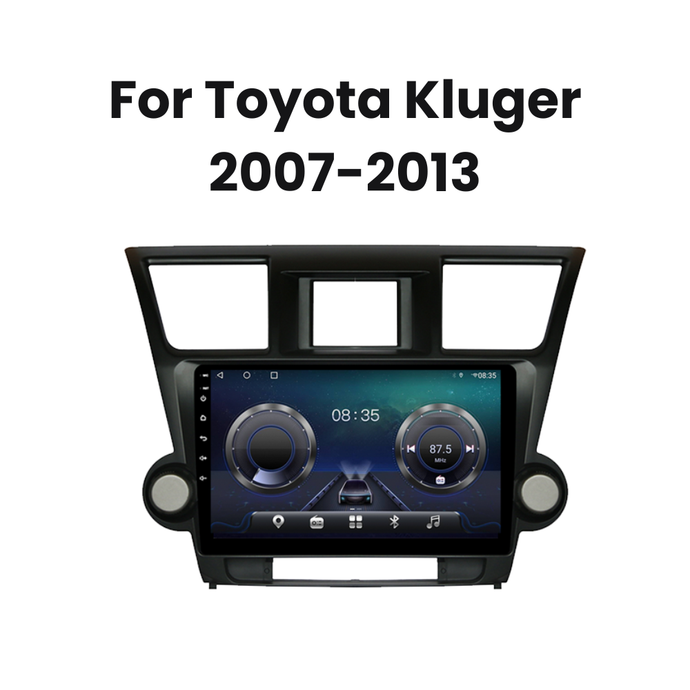 Toyota Kluger Android 13 Car Stereo Head Unit with CarPlay & Android Auto