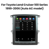 12.1 inch Toyota Land Cruiser 100 Series Tesla Style Android 12 Car Stereo Head Unit with CarPlay & Android Auto