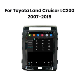 12.1 inch Toyota Land Cruiser LC200 Series Tesla Style Android 12 Car Stereo Head Unit with CarPlay & Android Auto