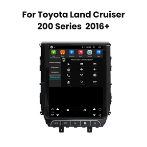 12.1 inch Toyota Land Cruiser 200 Series Tesla Style Android 12 Car Stereo Head Unit with CarPlay & Android Auto
